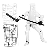 ZUNOXAZ 可動関節騎士アクションフィギュア 種の 双頭ヘルメット 種類の手 デスク飾り可能ロボット模型 お子様向けおもちゃ