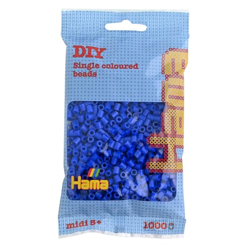 Hama 207-08 - Perle, 1000 Pezzi, Colore: Blu
