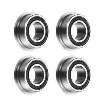 Sourcing Map MF105-2RS Lot De 2 Roulements à Billes à Bride