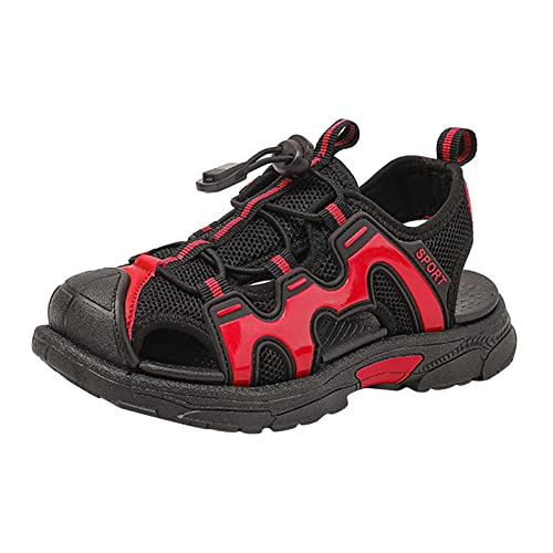 Big Kid Boys Sports Sandals Summer Closed Toe Pool Beach Sandals Outdoor Hiking Breathable Athletic Shoes