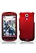 Rubber Feel Snap-On Cover Hard Case Cell Phone Protector for Samsung Galaxy S Epic 4G-Red