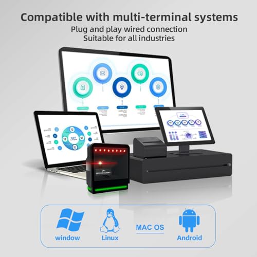 Scanner de capteur intelligent omnidirectionnel USB pour code 1D 2D