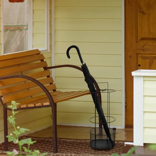 Support de rangement pratique pour cannes et paraplies à la maison