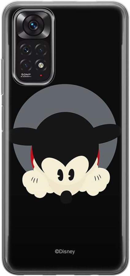 ERT GROUP Mobile Phone case for Xiaomi REDMI Note 11S 4G / REDMI Note 11 4G Original and Officially Licensed Disney Pattern Mickey & Minnie 007, Partially Transparent