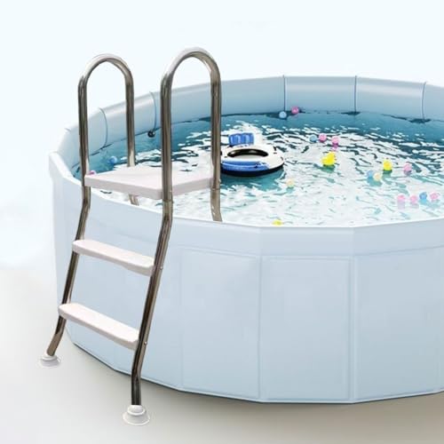 Escalera para Piscina Elevada de 2 Pasos 55.5 Pulgadas miniatura 1