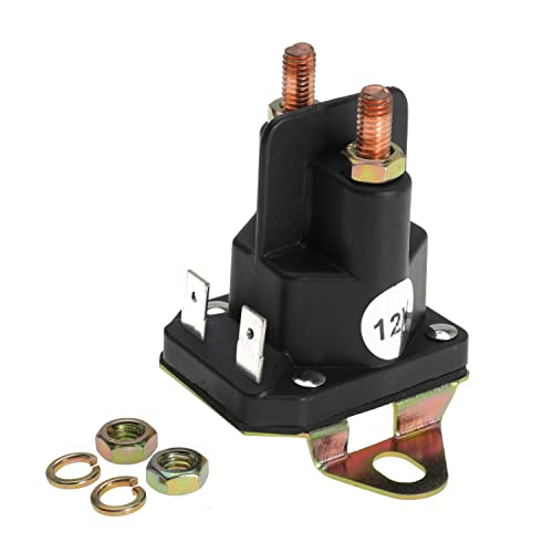 Kicofyee Lawn Mower Tractor Starter Solenoid Replace 435-325 For Trombetta 862-1241-211-12 For Craftsman Lt2000 Ys4500 20 Hp For Husqvarna 192507 532192507 582042801 582042802 #TOP4
