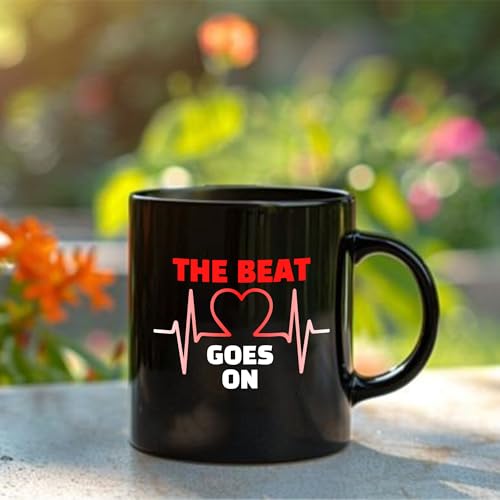 Taza de cerámica negra 11 oz apta microondas miniatura 5