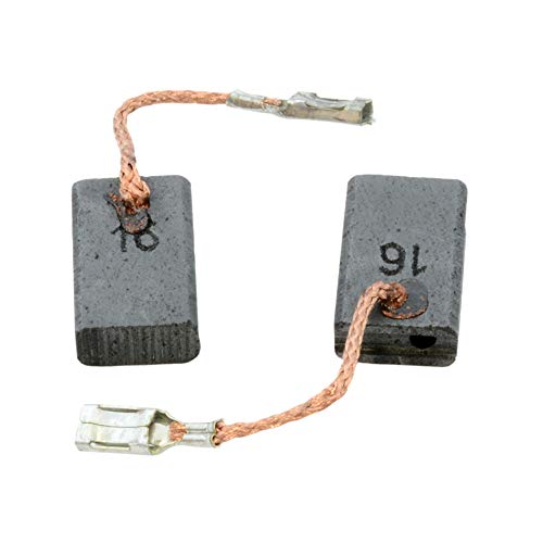 Buildalot Balais de Charbon pour BOSCH GWS 1400 meuleuse - 5x10x16mm - Avec arrêt automatique