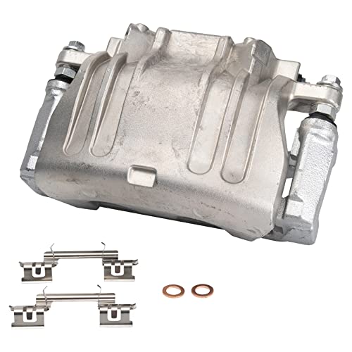 Image of TRQ Front Left Right Brake Caliper w /Bracket Driver Passenger Side | For 2005-2011 Chrysler 300 2009-2011 Dodge Challenger 2006-2011 Charger 2005-2008 Magnum
