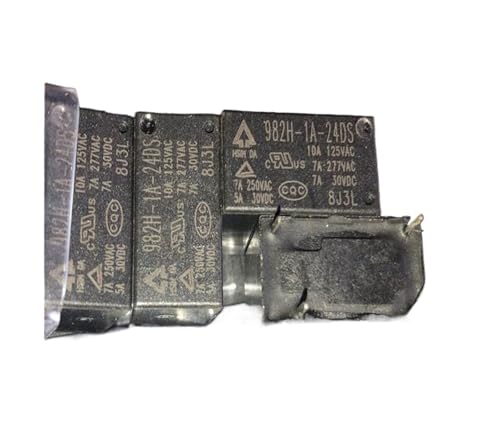 Relé 32F-1A-24V-7A de alta resistencia térmica con conmutación eficiente de 4 pines para placas