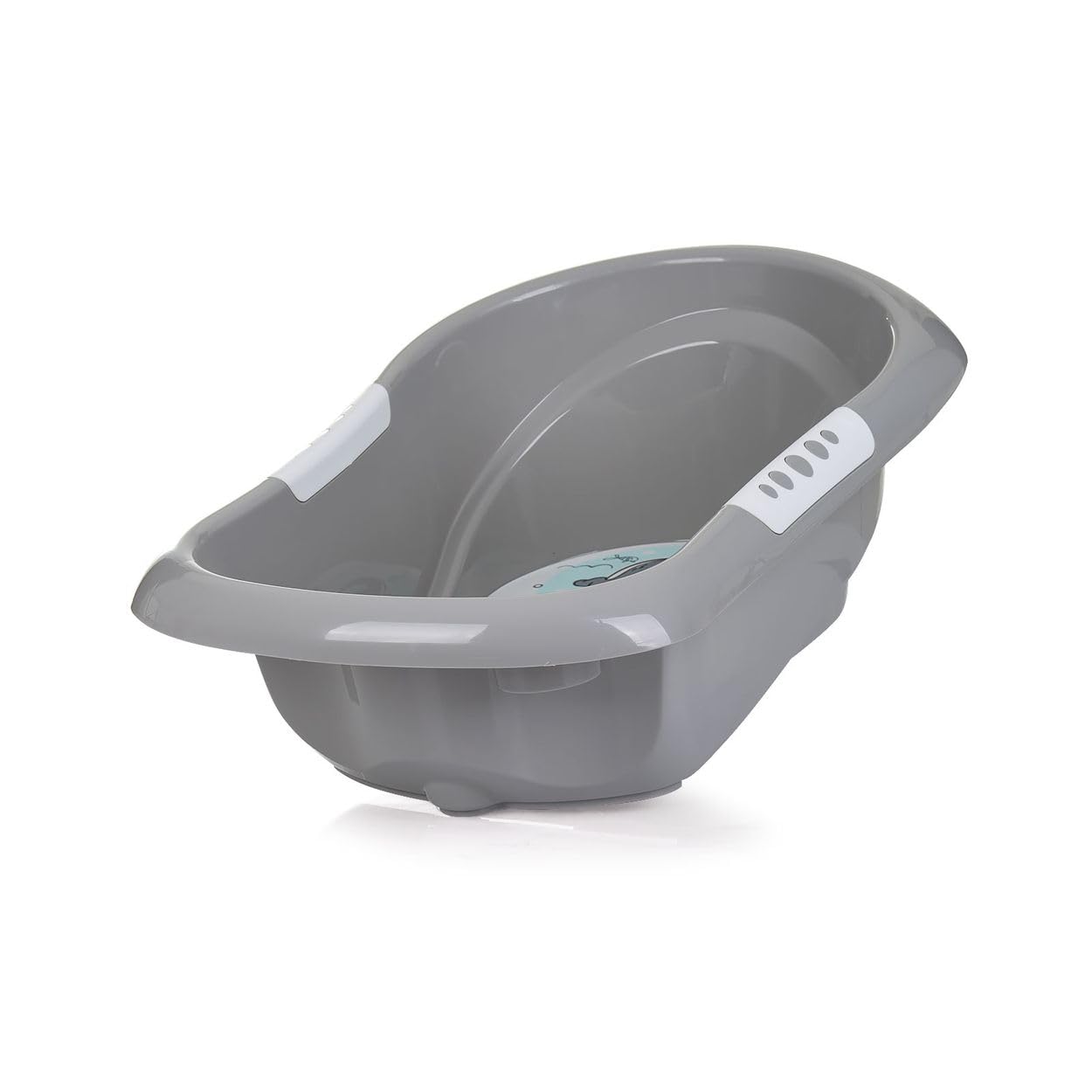 Chipolino Babybadewanne, Ständer Noemi klappbar, Ablauf, Ablagefächer, ab Geburt