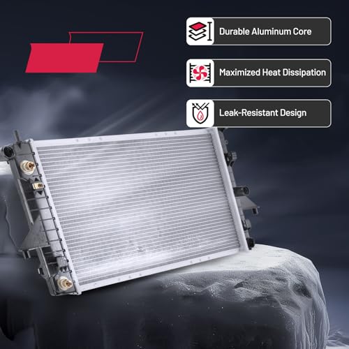 Image of BDFHYK 2191 Aluminum Radiator for Saturn SC1 /SC2 /SL /SL1 /SL2 1994-2002