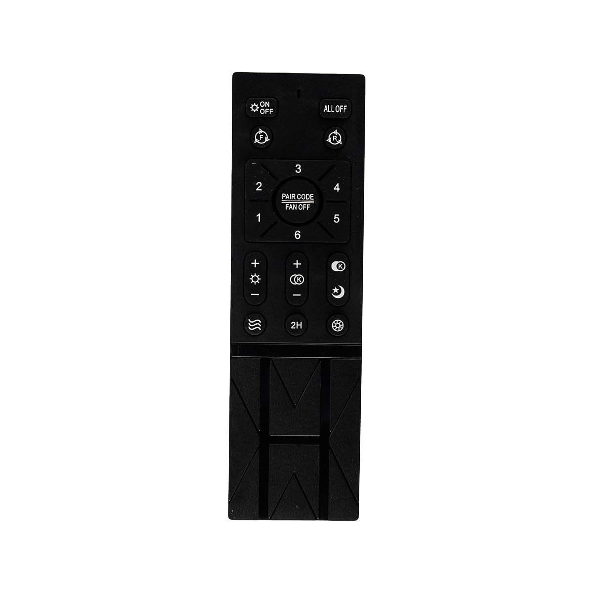 Ausi Kit di controllo remoto per ventilatore da soffitto, controller dimmerabile con impostazioni di frequenza variabili, funzione di monitoraggio della batteria