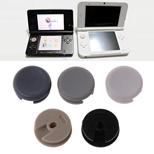 Max-Tonsen 5 pièces Manette analogique Pouce poignée Capuchon contrôle Couvercle Bouton pièce de réparation de Remplacement pour Nouveau 3DS 3DSLL 3DS XL