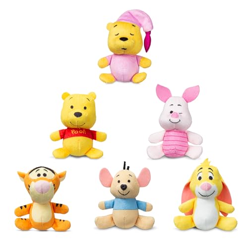 Micro Teenies 00418 Winnie The Pooh And Pals 6 Pack - Miniature Plush Figure, Suffed Animal, Toy Mini Soft Figure thumb #1