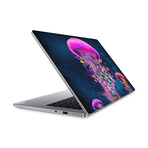 Autocollant peau Méduse Rose Dave Loblaw pour personnaliser votre PC au bureau