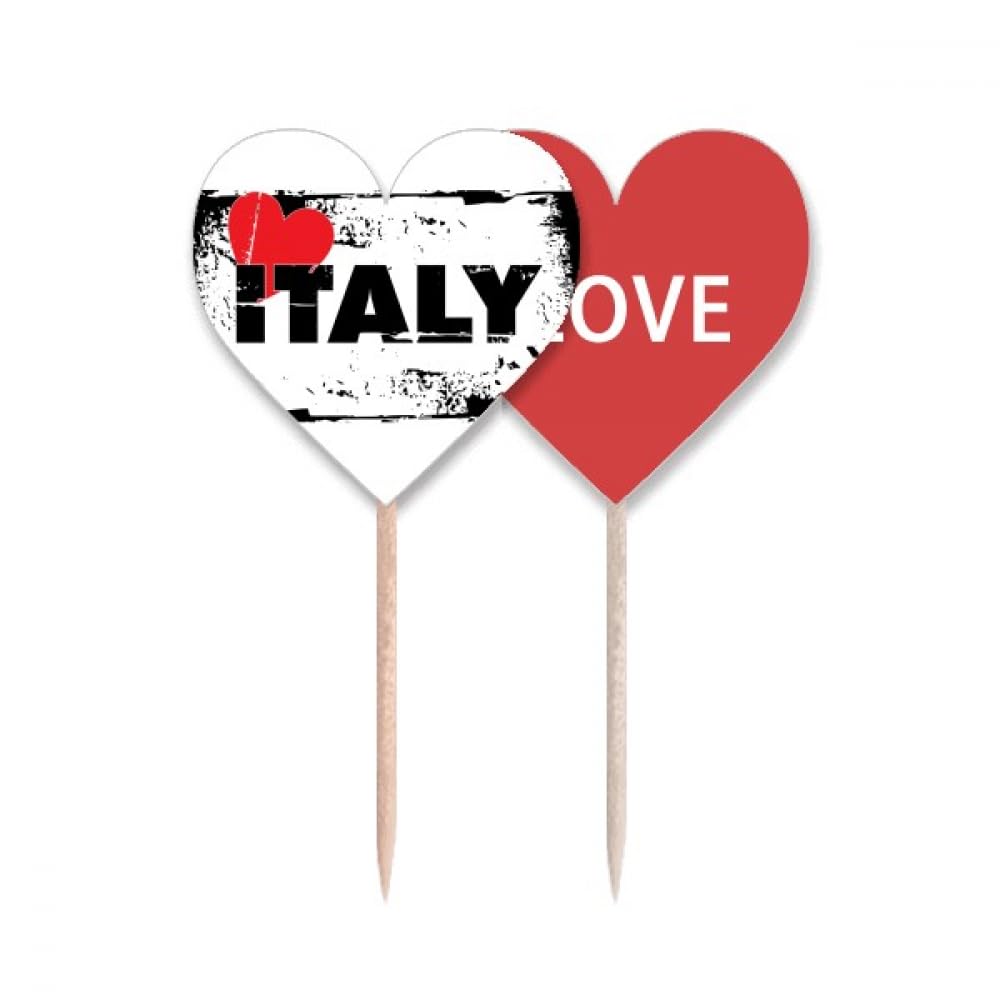 Cure-dents rectangulaire I Love Italy pour vos soirées tapas et buffets