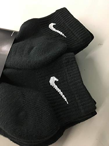 Nike Everyday Plus Ankle Socks (6 Pack), Large (8-12) - Black/White - Image 4