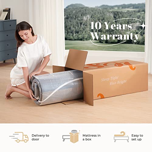 Sweetnight King Mattress, 12 Inch Gel Memory Foam Mattress In A Box, Plush Comfort King Size Mattress For Motion Isolation & Pressure Relief, Gray, Starry Night #TOP6