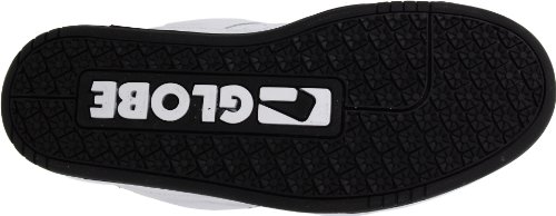 Image of Globe Mens Fusion Skate Shoes, White /Moto Green, 12 M US