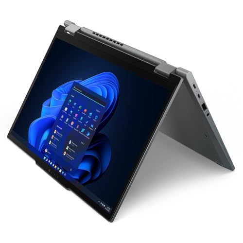 Image of Lenovo ThinkPad X13 Yoga Gen 4 13.3 inch WUXGA 2-in-1 Touchscreen Laptop, Intel Core i7-1365U 1.8GHz, 16GB RAM, 512GB SSD, Windows 11 Pro, Storm Gray