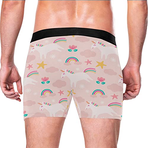 Ropa interior cómoda de hombre para el día a día Vnurnrn estampado unicornio 3