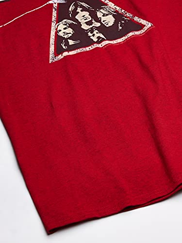 Liquid Blue Mens Pink Floyd Dark Side Retro Short Sleeve T-Shirt T Shirt, Red Heather, Xx-Large Us #TOP2