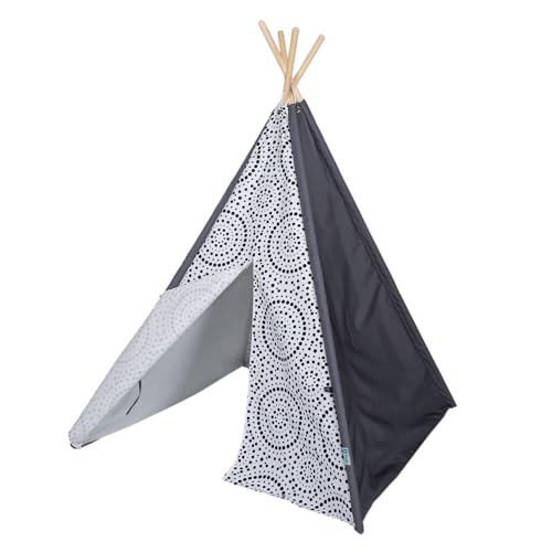 Pacific Play Tents 39725 Dots of Fun Teepee Play Tent, 45'' x 45'' x 64'' High, Multi