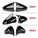LDGSUPH Pair Rearview Side Wing Mirror Cover Cap 2014-2020 Fit for Lexus IS200/250/300/350 All Models Only Left Hand Drive Model(Glossy Black)