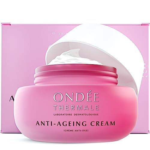 Organic Anti Aging Face Cream for Women with Peptides and Hyaluronic Acid - Firming, Hydrating Day & Night Anti Wrinkle Face Cream Moisturiser - Reduces Fine Lines with Niacinamides, Bakuchiol, Q10