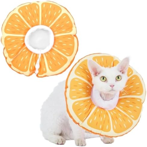 Hoopttay Cat Cone Collar Soft, Medium Waterproof Cat Recovery Col...