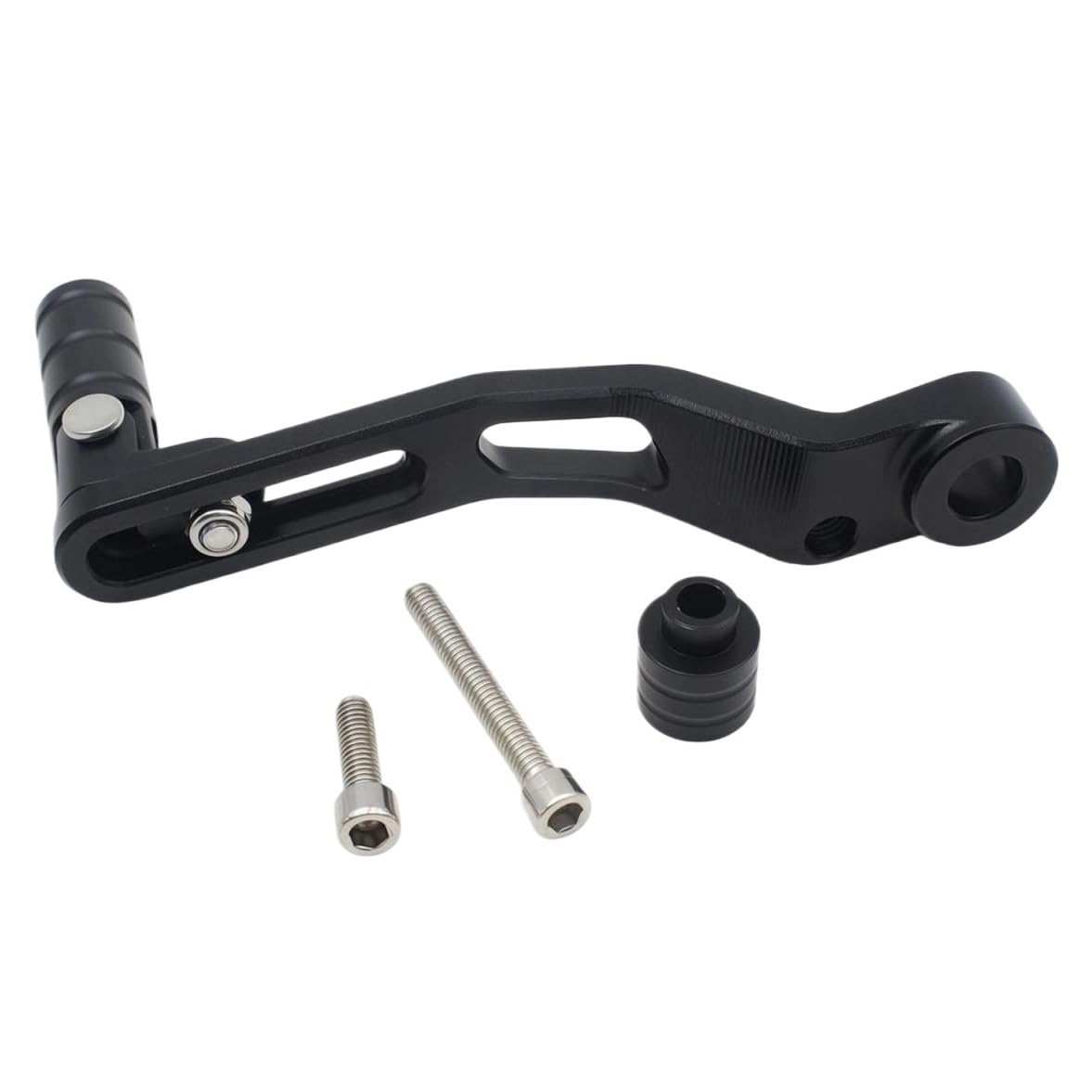 Gconla Black Motorcycle Gear Shifter Lever Motorcycle Accessories Gear Shift Lever Stable Shifter Pedal Foot Brake Gearchange Toe Pegs Replacement For Trident