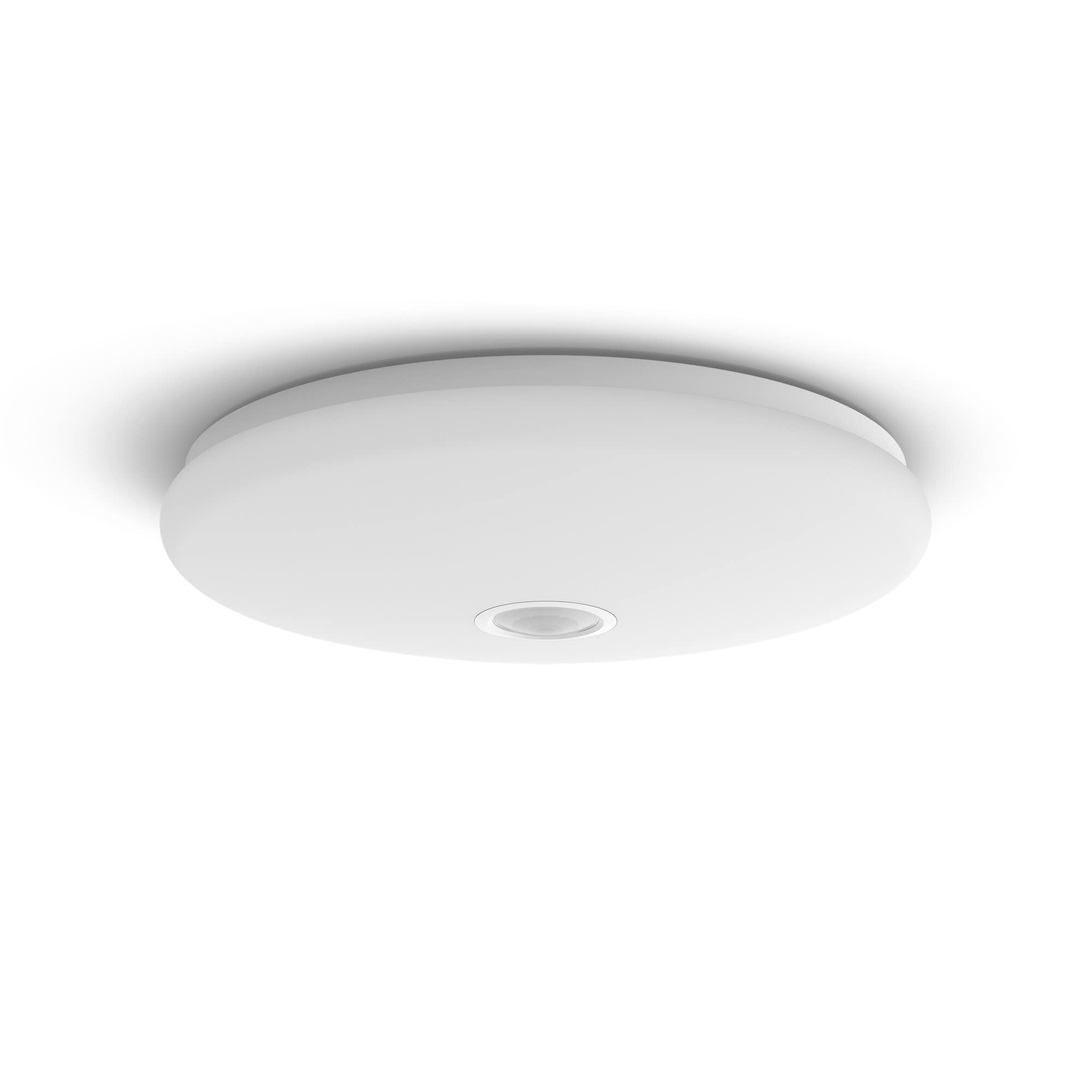 PHILIPS Plafoniera LED malva con sensore di movimento 16 W 2700 K [luce calda-bianca] per illuminazione interna di casa, soggiorno, camera da letto e sala da pranzo