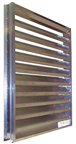 Rejilla drenable fija Dayton, altura 23-1/2 pulgadas, aluminio