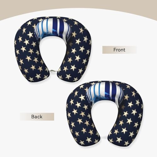 Almohada cuello viaje poliéster talla única negra miniatura 3