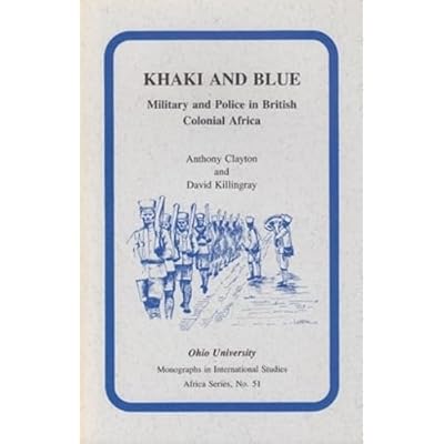 Khaki and Blue
