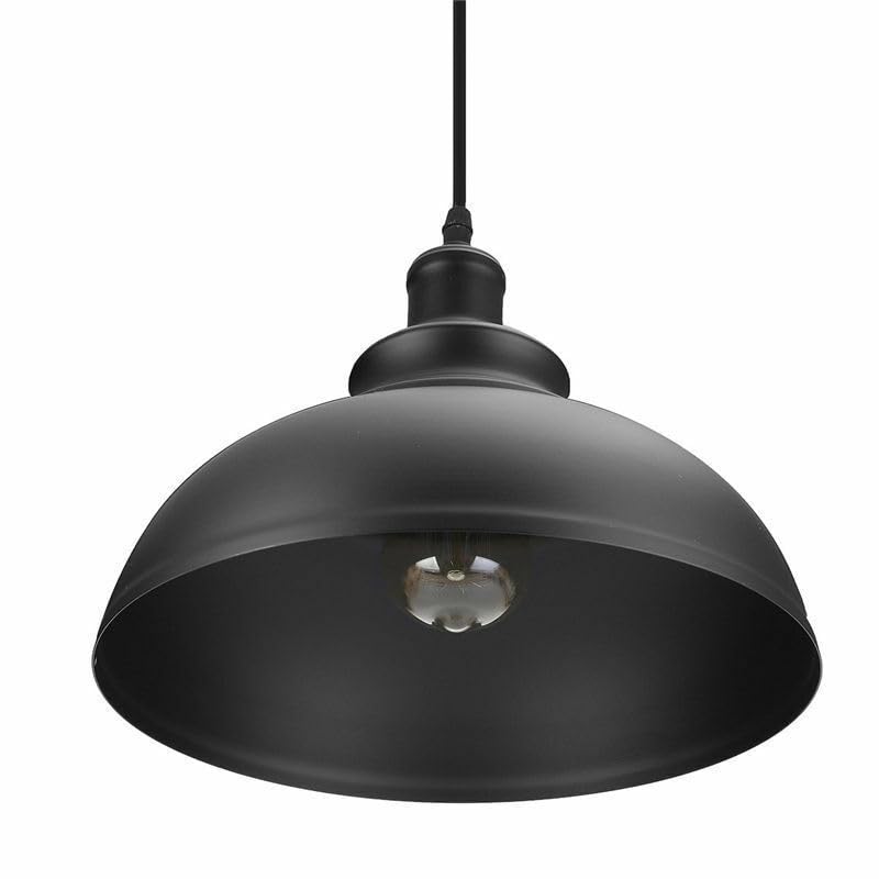 Lámpara colgante moderna vintage industrial colgante iluminación techo pantalla - Imagen 22 de 25