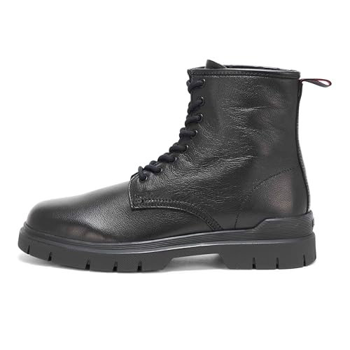 HUGO Men's Ryan Grain Leather Lace Up Half Boot Fashion2