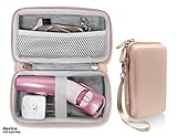 CaseSack Case for Braun Epilator for Women Silk-epil 9 9-890, 9 9-961V, 9 7, 5 5-620; Panasonic ES2216PC, Hizek, Electronic Shaver, Room for Shaver and Charger, mesh Pocket for Other Accessories, det