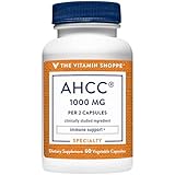 The Vitamin Shoppe AHCC 500mg - Immune System Booster & Cell Defense | Active Hexose Correlated Compound | 60 Veggie Caps | Mushroom Extract