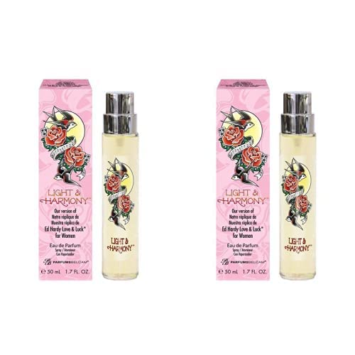 PB ParfumsBelcam Light & Harmony Our Version of Ed Hardy Love & Luck Roller-Ball Fragrance, 0.34 Fluid Ounce (Pack of 2)
