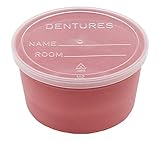 Healthstar Denture Cup with Lid (2 Pack)