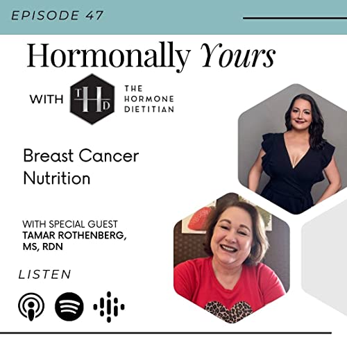 Breast Cancer Nutrition Podcast Por  arte de portada