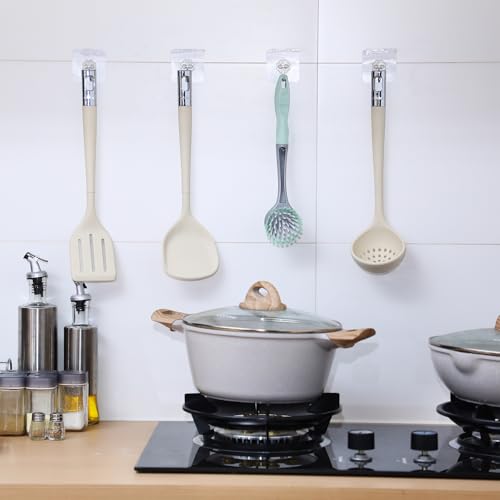 Image of Patelai 12 Pack Dish Brush with Long Handle, 11. 5 Inches Pot Pan & Dish Brush, Cleaning Brushes for Kitchen and Bathroom, Safe on Cookware, Stainless Steel, Outdoor Furniture, Showers & Sinks