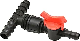 bzcemind 1pcs 1" 3/4" to 1/2" Garden Hose tee Connector tap Reducer Water Splitter 16mm 20mm 25mm with tap wate Connector,3/4 to 1/2