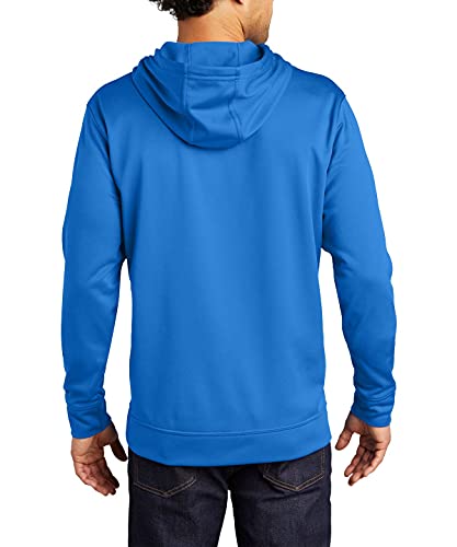 JustBlanks Men Active Hoodie Sweatshirt - Regular-Fit Midweight Performance Fleece Pullover Hooded Sweatshirt for Men's2