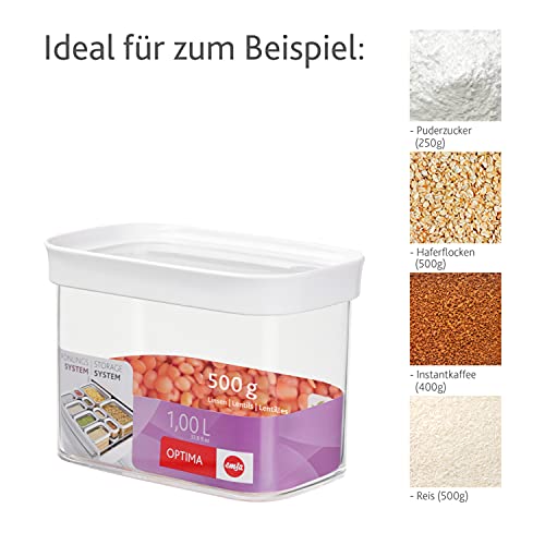 Emsa stapelbare vleeswarenbakjes, 100% afsluitbaar en kiemvrij, type 5135, transparant - Image 3