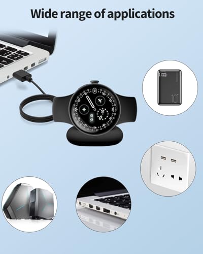Chargeur rapide magnétique Pixel Watch 4 câble Type-C 41mm 45mm efficace