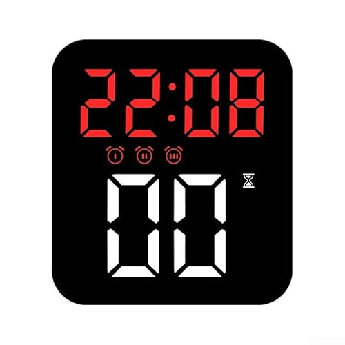 壁掛け デジタル 時計 大型 曜日 日付 温度 アラーム 置時計 p06-20a 大型 デジタル 時計 壁掛け 置き時計 36cm×15cm 日本語説明書 温度