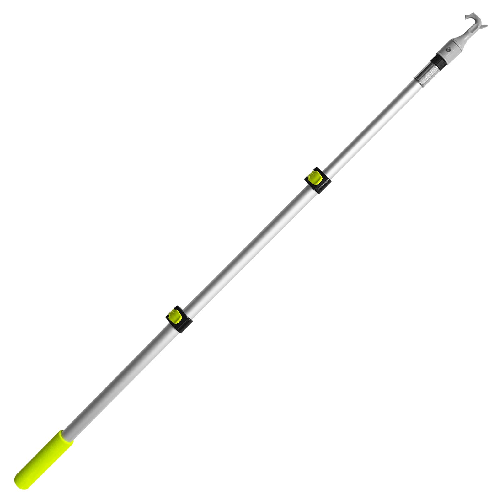 Dachboden Haken Ziehhaken für Bodentreppen - Stockhaken für Dachbodentreppe, Dachluken Haken Teleskopstange Stange für Dachbodenluke, Stab für Dachbodenluke, Haken zum Dachboden Öffnen 70m-140cm